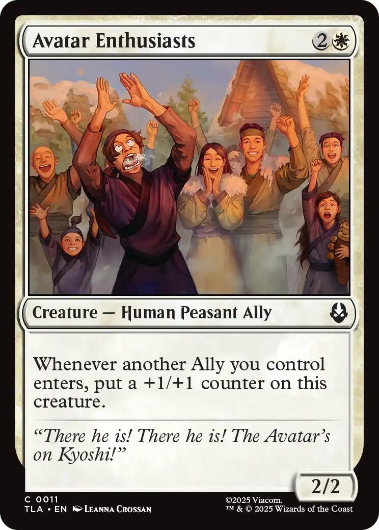 Avatar Enthusiasts (11) (Foil) [Avatar: The Last Airbender]