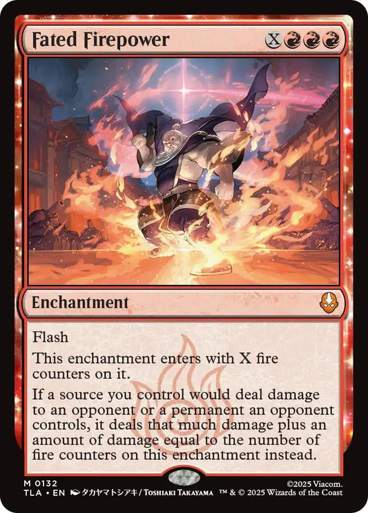 Fated Firepower (132) (Foil) [Avatar: The Last Airbender]