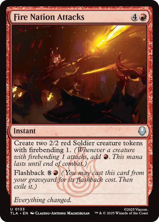 Fire Nation Attacks (133) (Foil) [Avatar: The Last Airbender]