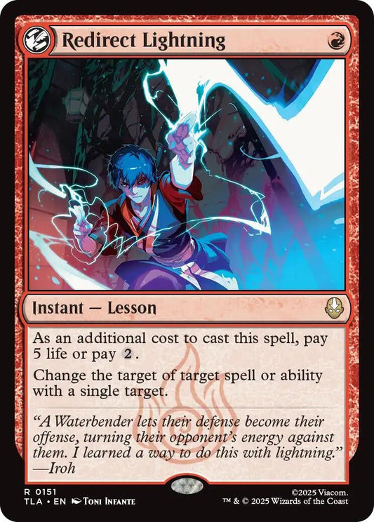 Redirect Lightning (151) (Foil) [Avatar: The Last Airbender]