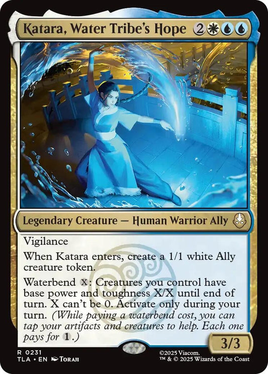 Katara. Water Tribe's Hope (231) (Foil) [Avatar: The Last Airbender]