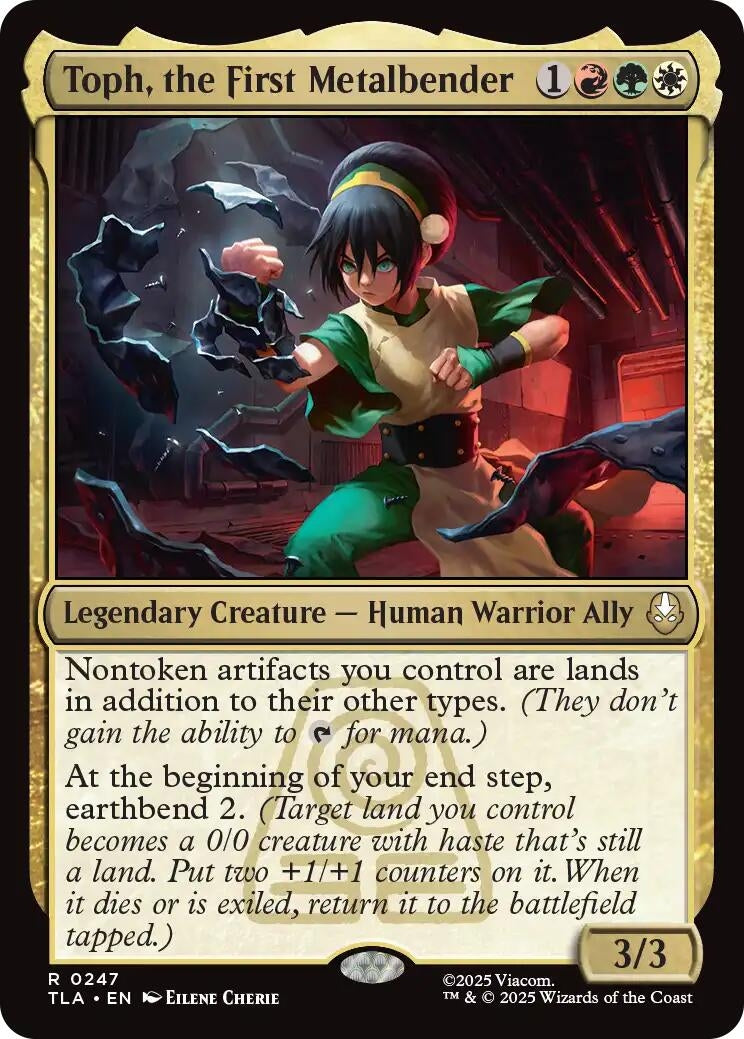 Toph. the First Metalbender (247) (Foil) [Avatar: The Last Airbender]