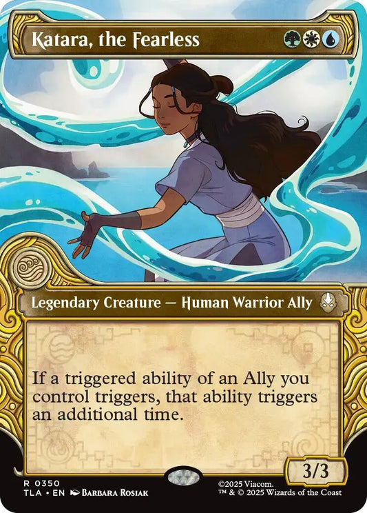 Katara. the Fearless (Showcase) (350) (Foil) [Avatar: The Last Airbender]