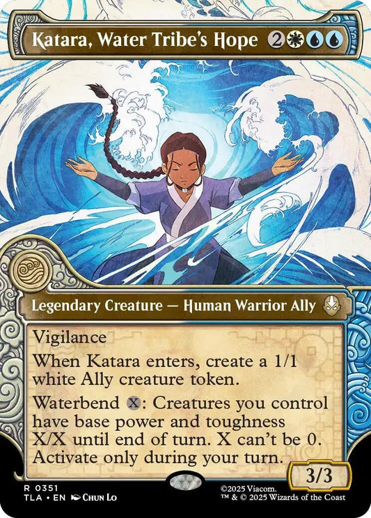 Katara. Water Tribe's Hope (Showcase) (351) (Foil) [Avatar: The Last Airbender]