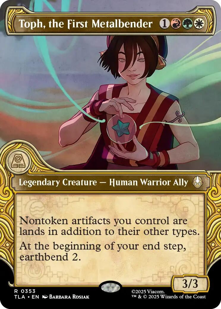 Toph. the First Metalbender (Showcase) (353) (Foil) [Avatar: The Last Airbender]