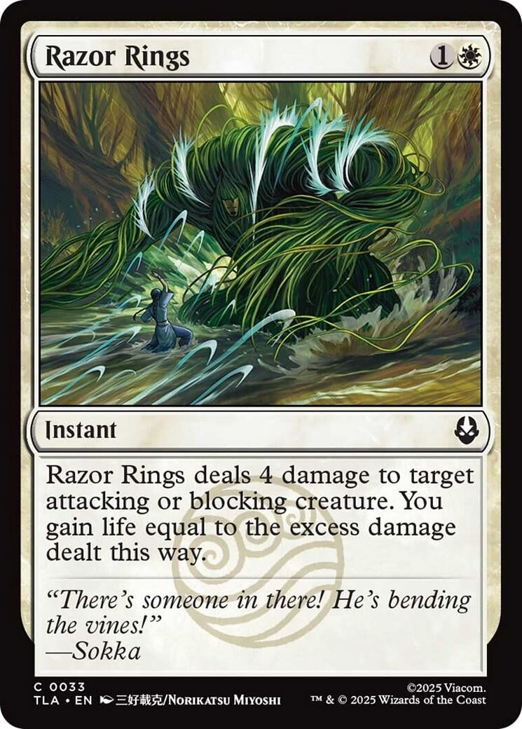 Razor Rings (33) (Foil) [Avatar: The Last Airbender]