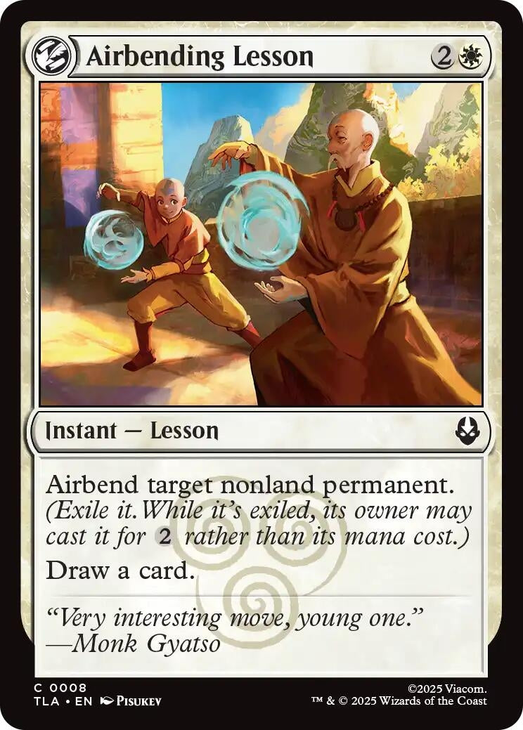 Airbending Lesson (8) (Foil) [Avatar: The Last Airbender]