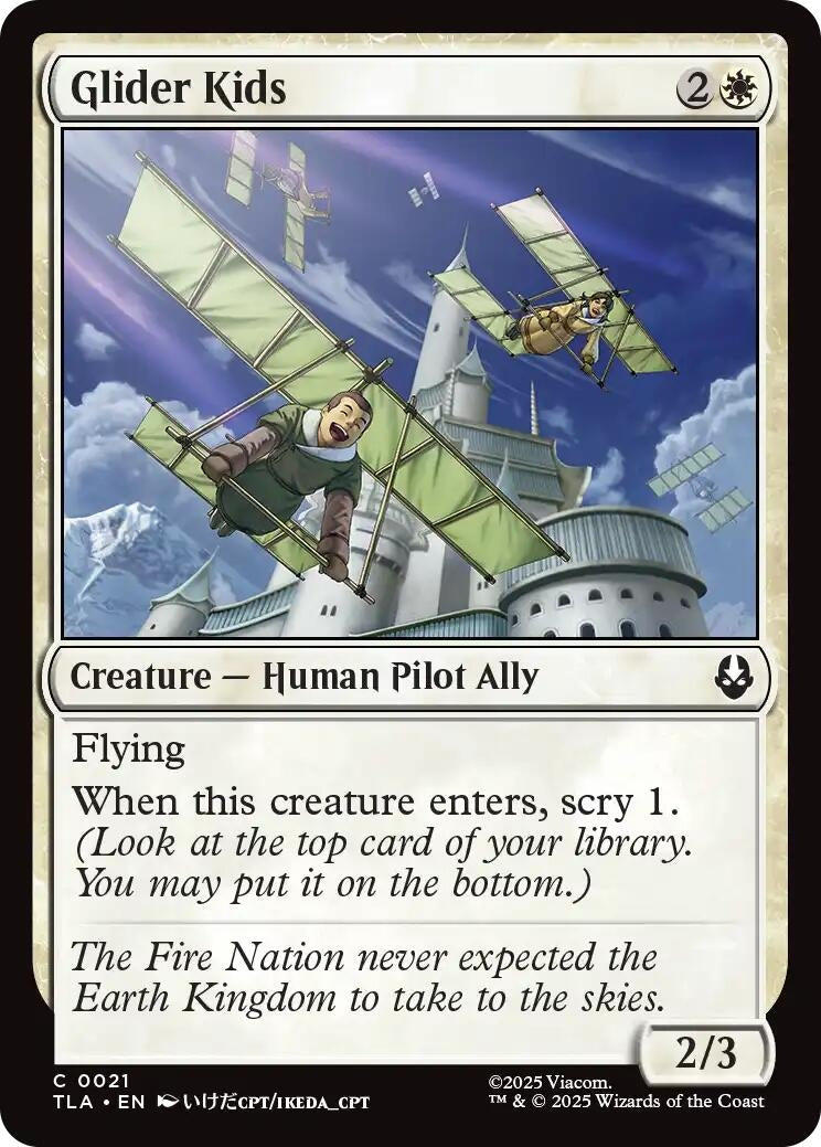 Glider Kids (21) (Foil) [Avatar: The Last Airbender]