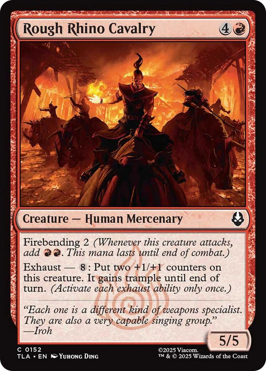 Rough Rhino Cavalry (152) (Foil) [Avatar: The Last Airbender]