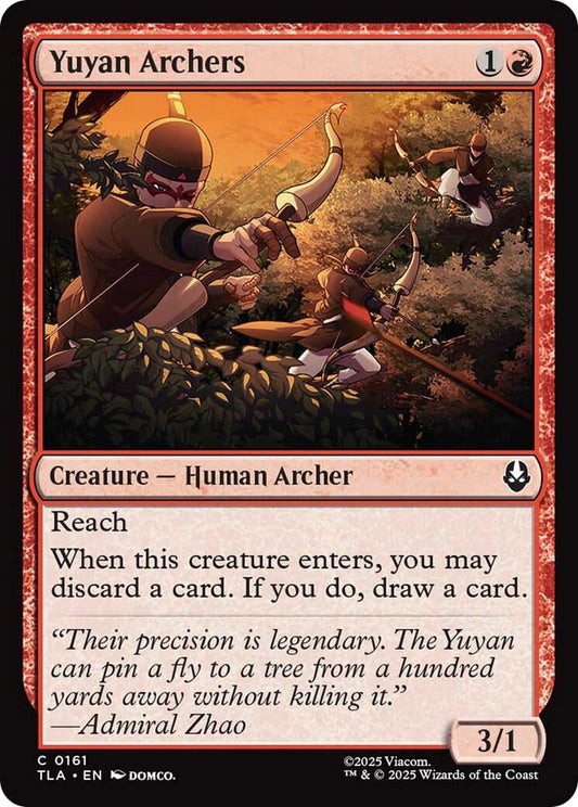 Yuyan Archers (161) (Foil) [Avatar: The Last Airbender]