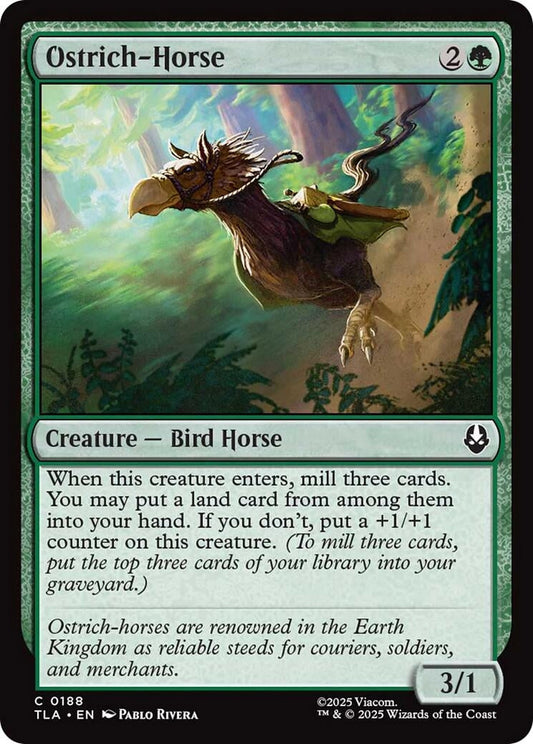 Ostrich-Horse (188) (Foil) [Avatar: The Last Airbender]
