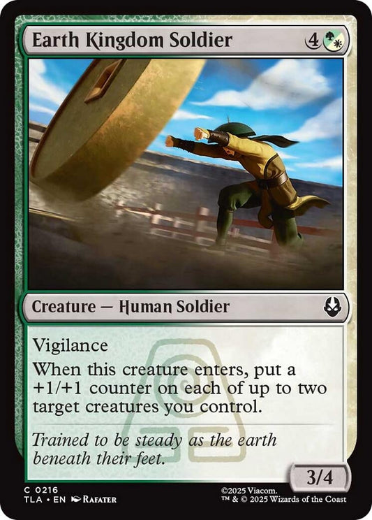 Earth Kingdom Soldier (216) (Foil) [Avatar: The Last Airbender]