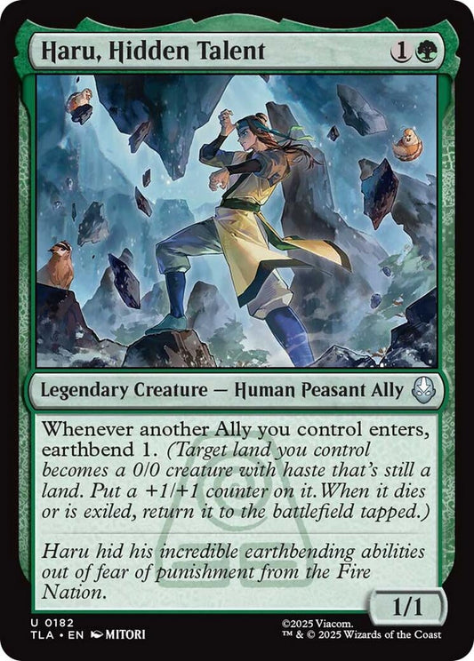 Haru. Hidden Talent (182) (Foil) [Avatar: The Last Airbender]