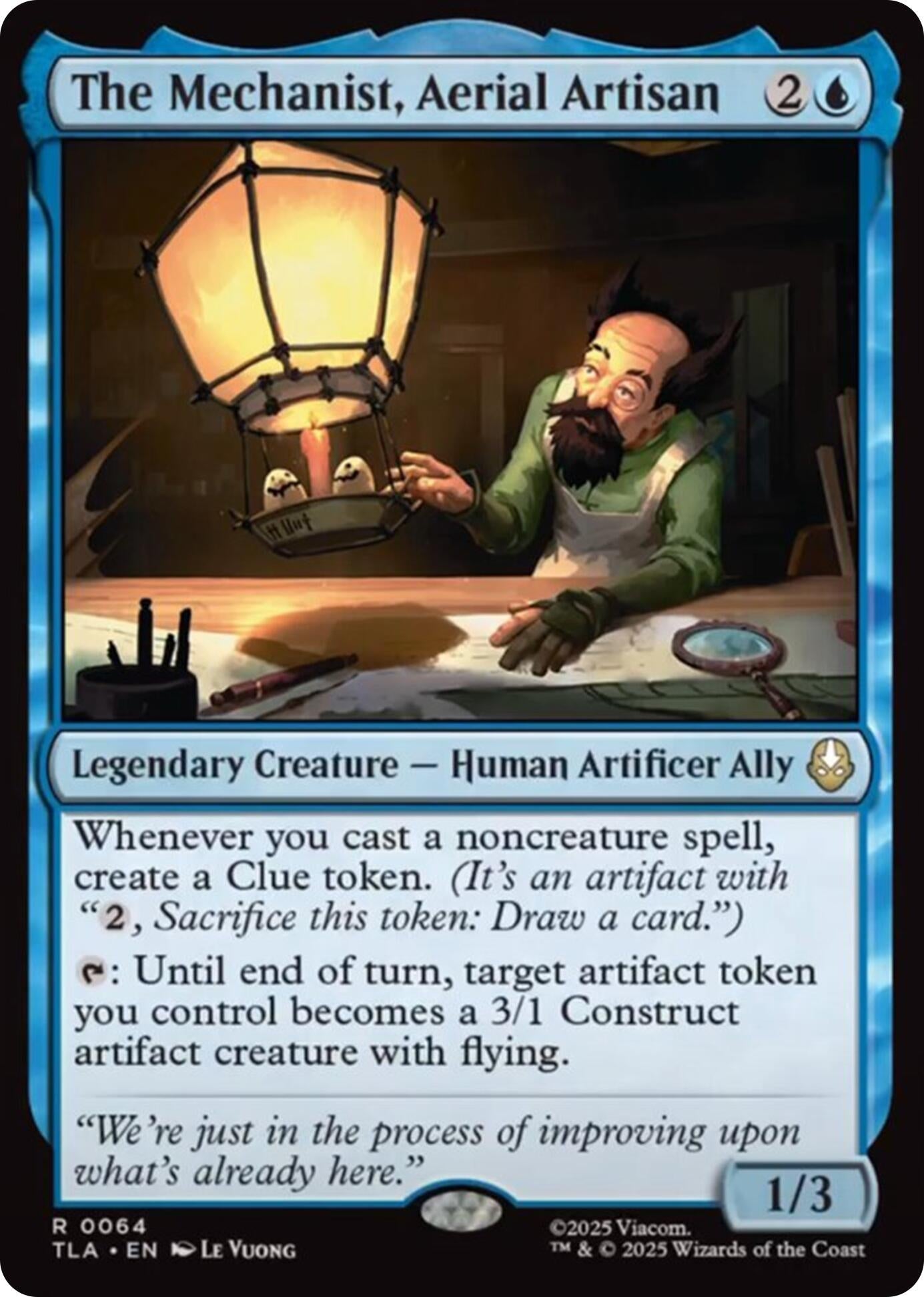 The Mechanist. Aerial Artisan (64) (Foil) [Avatar: The Last Airbender]