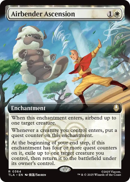 Airbender Ascension (Extended Art) (364) (Foil) [Avatar: The Last Airbender]