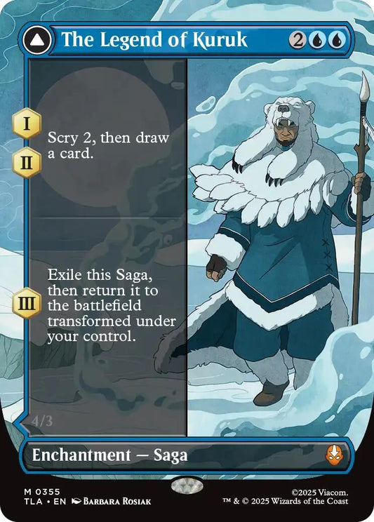 The Legend of Kuruk (Borderless) (355) (Foil) [Avatar: The Last Airbender]