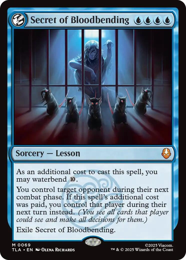 Secret of Bloodbending (69) (Foil) [Avatar: The Last Airbender]