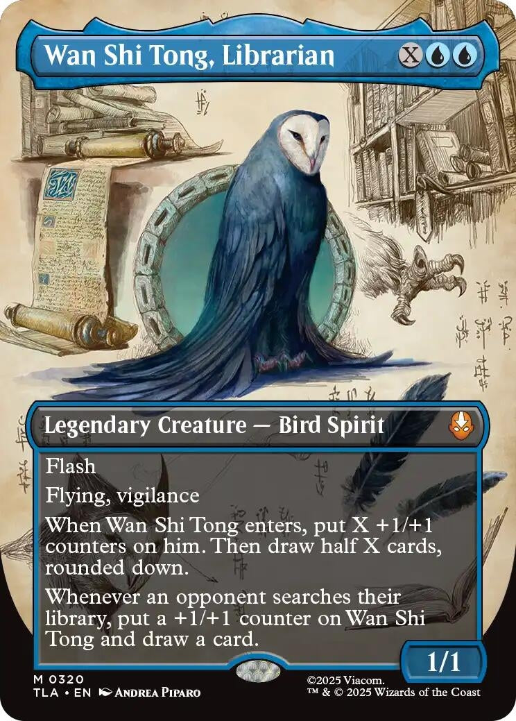 Wan Shi Tong. Librarian (Borderless) (320) [Avatar: The Last Airbender]