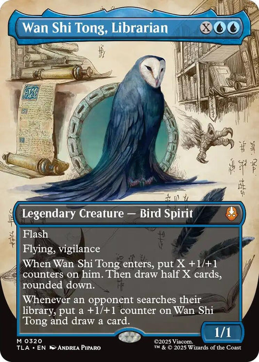 Wan Shi Tong. Librarian (Borderless) (320) (Foil) [Avatar: The Last Airbender]