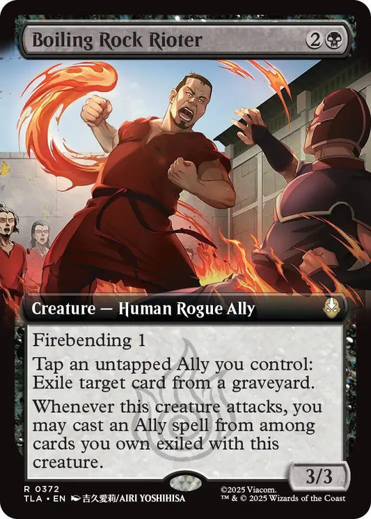 Boiling Rock Rioter (Extended Art) (372) [Avatar: The Last Airbender]