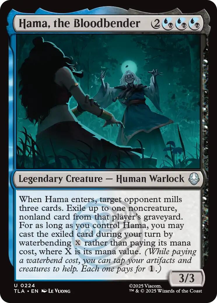 Hama. the Bloodbender (224) (Foil) [Avatar: The Last Airbender]