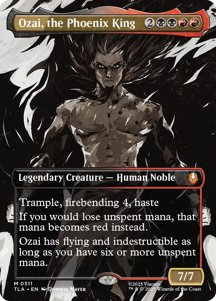 Ozai. the Phoenix King (0311) (Borderless) (311) [Avatar: The Last Airbender]