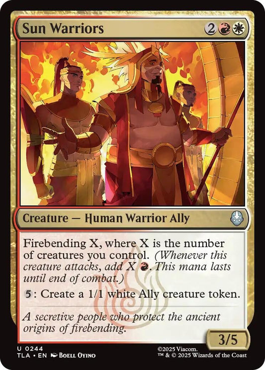 Sun warriors (244) (Foil) [Avatar: The Last Airbender]