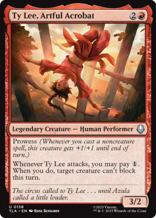 Ty Lee. Artful Acrobat (158) (Foil) [Avatar: The Last Airbender]