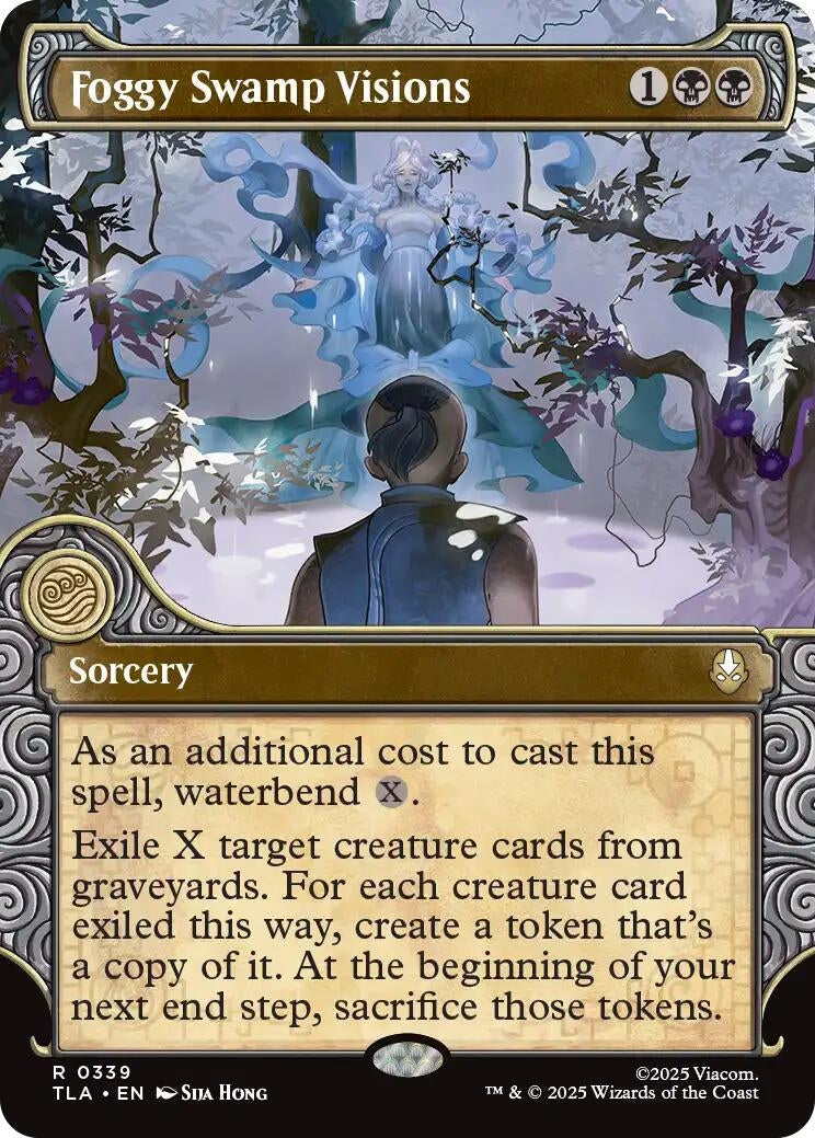 Foggy Swamp Visions (Showcase) (339) (Foil) [Avatar: The Last Airbender]