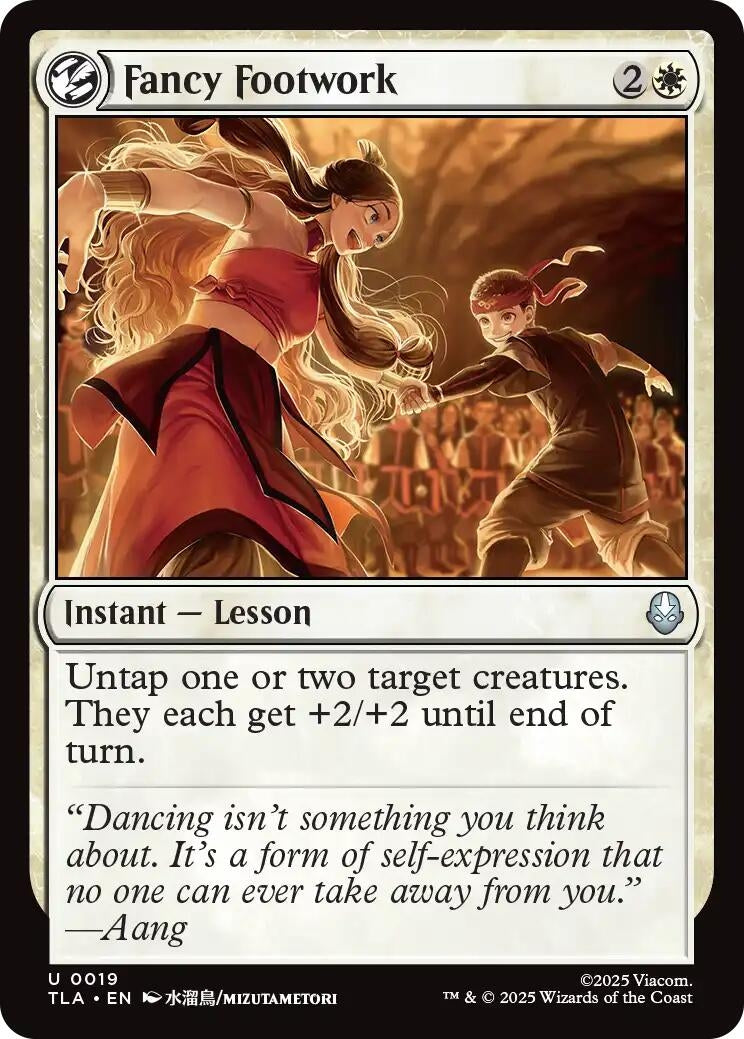 Fancy Footwork (19) (Foil) [Avatar: The Last Airbender]