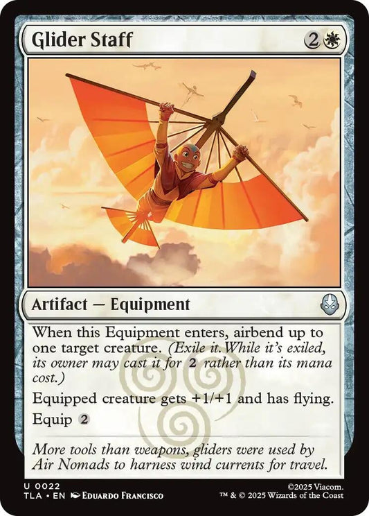 Glider Staff (22) (Foil) [Avatar: The Last Airbender]