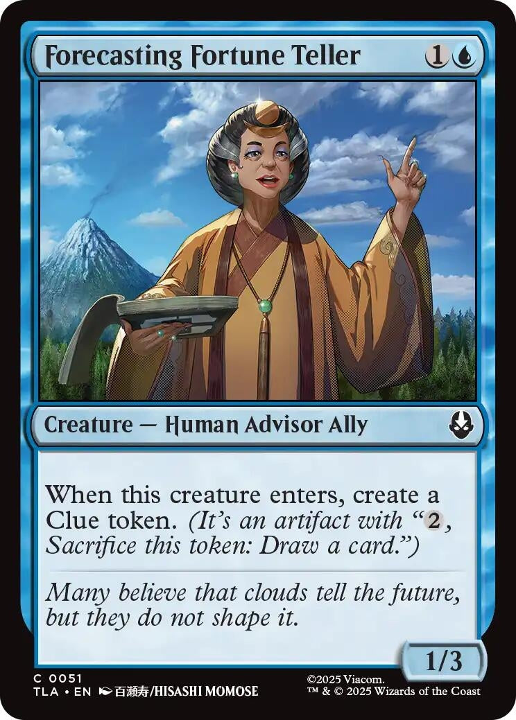 Forecasting Fortune Teller (51) (Foil) [Avatar: The Last Airbender]