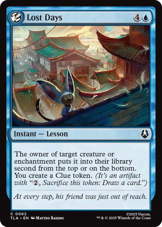 Lost Days (62) (Foil) [Avatar: The Last Airbender]