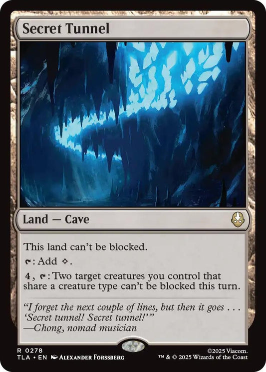 Secret Tunnel (278) (Foil) [Avatar: The Last Airbender]
