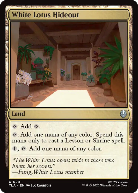 White Lotus Hideout (281) (Foil) [Avatar: The Last Airbender]