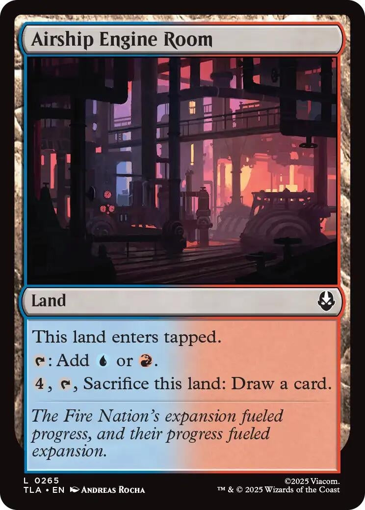 Airship Engine Room (265) (Foil) [Avatar: The Last Airbender]