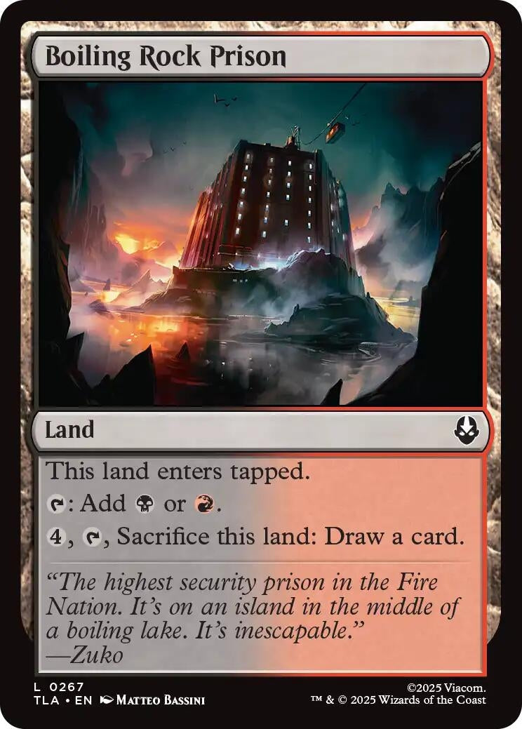 Boiling Rock Prison (267) (Foil) [Avatar: The Last Airbender]