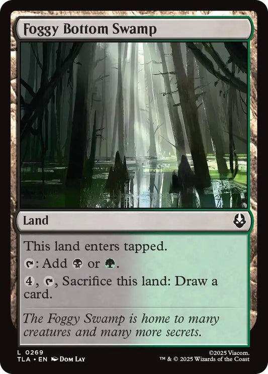 Foggy Bottom Swamp (269) (Foil) [Avatar: The Last Airbender]