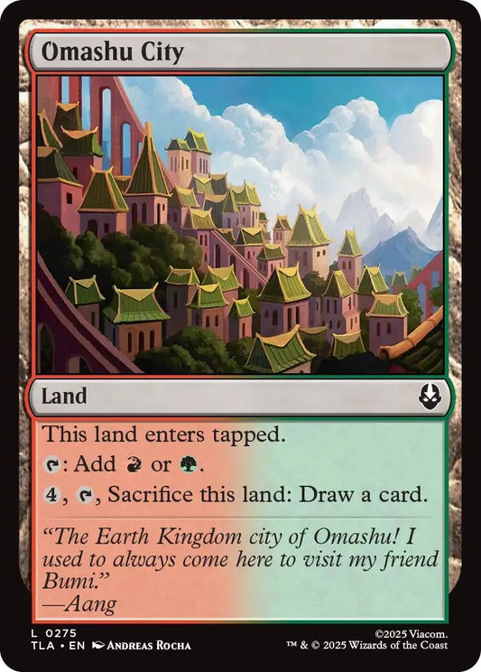 Omashu City (275) (Foil) [Avatar: The Last Airbender]
