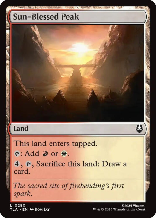 Sun-Blessed Peak (280) (Foil) [Avatar: The Last Airbender]