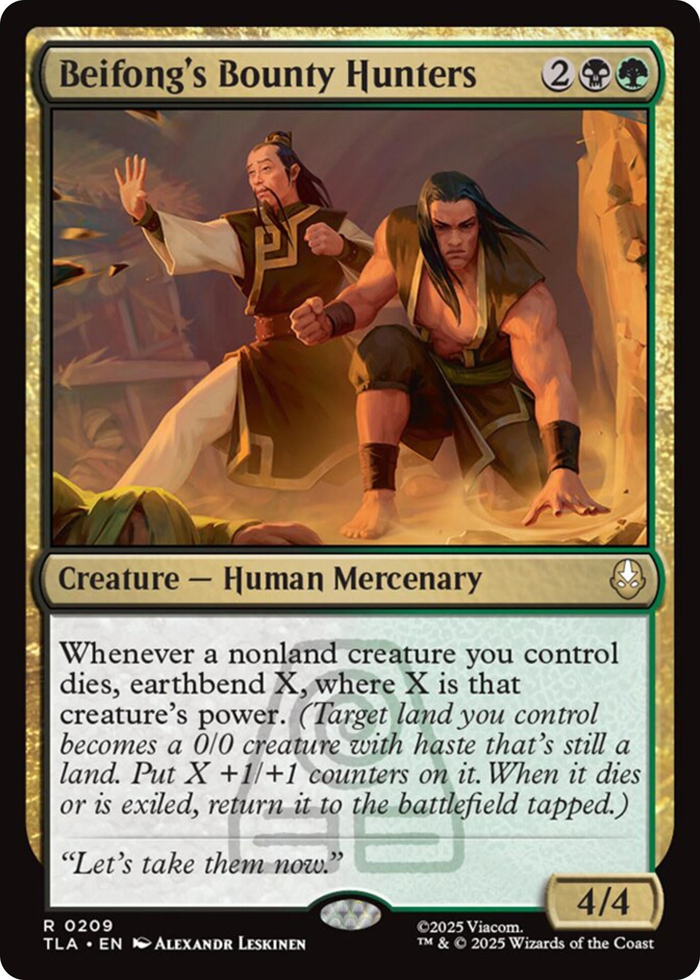 Beifong's Bounty Hunters (209) (Foil) [Avatar: The Last Airbender]