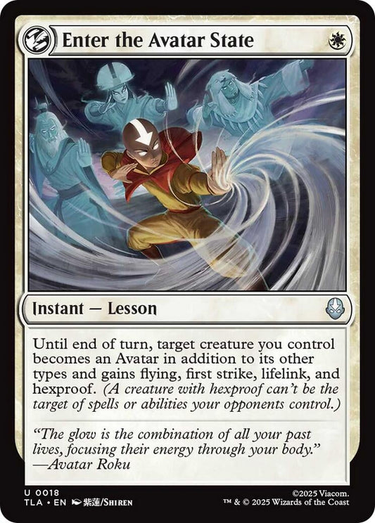 Enter the Avatar State (18) (Foil) [Avatar: The Last Airbender]