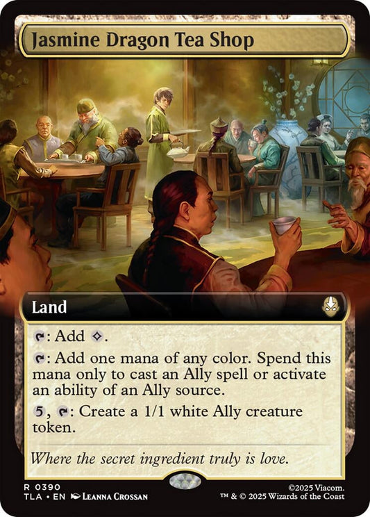 Jasmine Dragon Tea Shop (Extended Art) (390) (Foil) [Avatar: The Last Airbender]