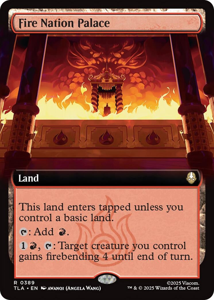 Fire Nation Palace (Extended Art) (389) (Foil) [Avatar: The Last Airbender]