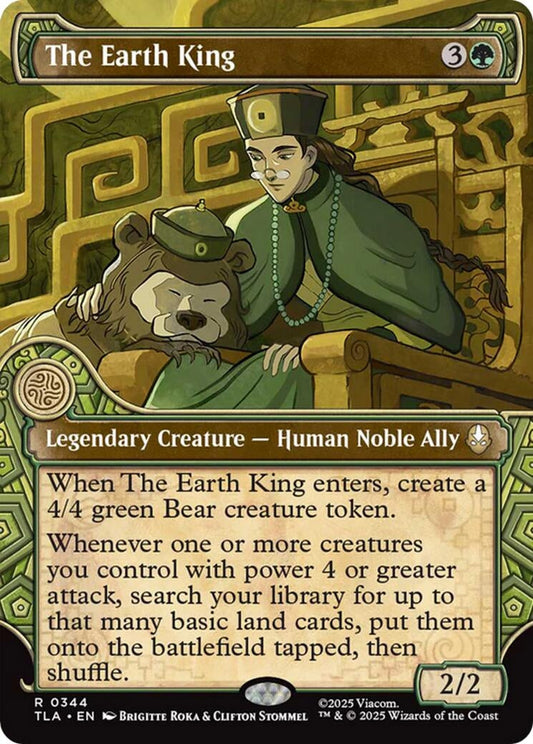 The Earth King (Showcase) (344) (Foil) [Avatar: The Last Airbender]