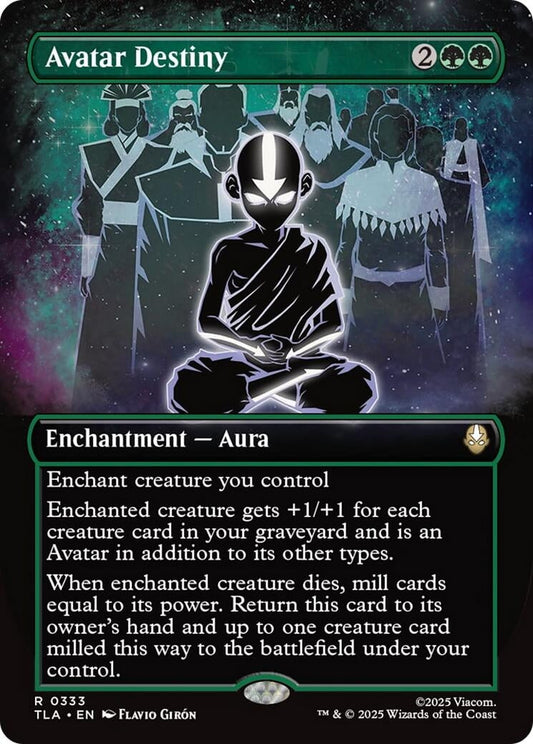 Avatar Destiny (Borderless) (333) (Foil) [Avatar: The Last Airbender]