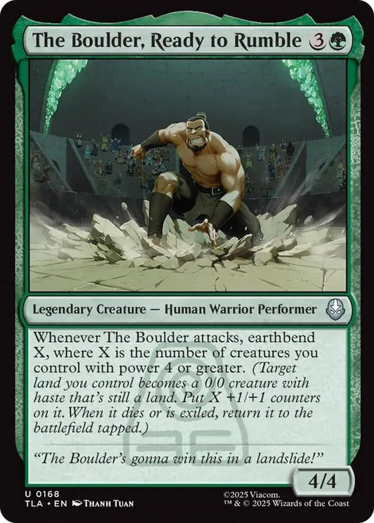 The Boulder. Ready to Rumble (168) (Foil) [Avatar: The Last Airbender]