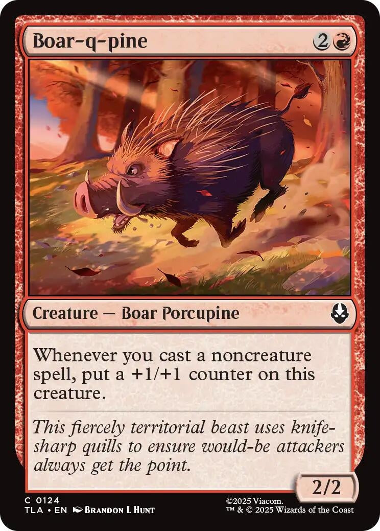Boar-q-pine (124) [Avatar: The Last Airbender]