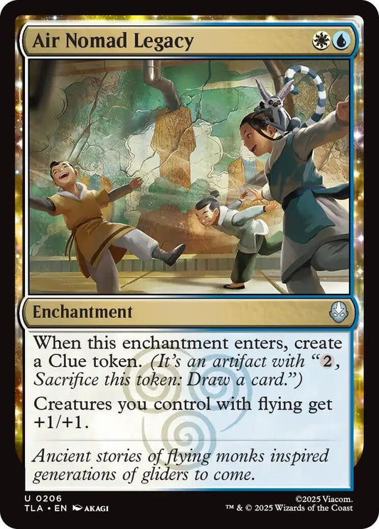 Air Nomad Legacy (206) (Foil) [Avatar: The Last Airbender]