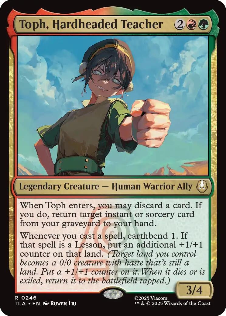 Toph. Hardheaded Teacher (246) [Avatar: The Last Airbender]